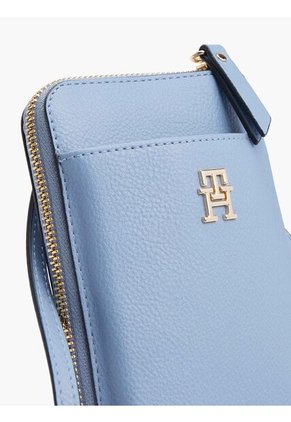 Bolso Azul Cruzado Para Móvil Con Monograma TH Tommy Hilfiger