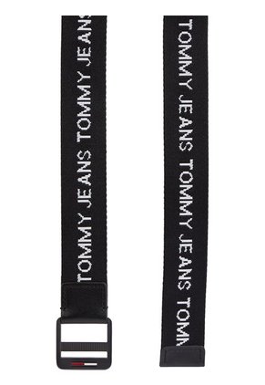 Cinturón Negro Trenzado Reciclado Baxter Essential Tommy Hilfiger