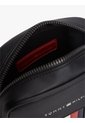 Bolso Negro Reporter Cruzado Con Cinta Distintiva Tommy Hilfiger de Tommy Hilfiger