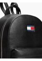 Morral Negro Con Logo Engomado Y Acabado Granulado Tommy Hilfiger de Tommy Hilfiger