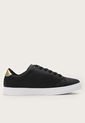 Tenis Lifestyle Negro-Dorado-Blanco Tommy Hilfiger Essential de Tommy Hilfiger