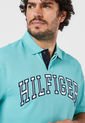Polo Celeste-Azul-Blanco Tommy Hilfiger de Tommy Hilfiger