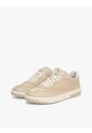 Tenis Beige De Cuero Con Mezcla De Texturas Tommy Hilfiger de Tommy Hilfiger