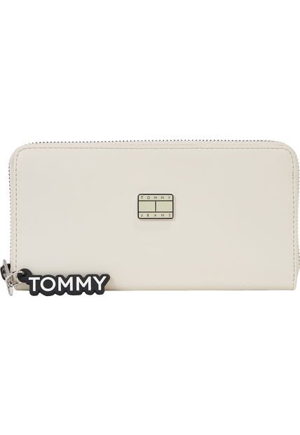 Billetera Grande Con Cierre E Insignia Tommy Hilfiger