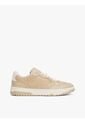 Tenis Beige De Cuero Con Mezcla De Texturas Tommy Hilfiger de Tommy Hilfiger