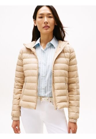 Chaqueta Beige Con Capota Acolchada De Corte Regular Tommy Hilfiger Tommy Hilfiger