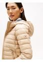 Chaqueta Beige Con Capota Acolchada De Corte Regular Tommy Hilfiger de Tommy Hilfiger