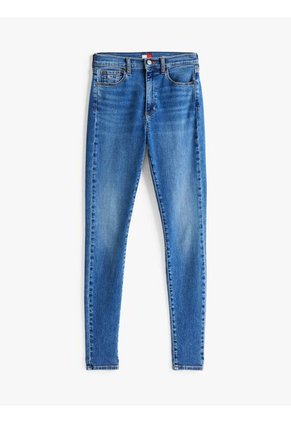 Jeans Azul Sylvia Skinny De Talle Alto Tommy Jeans