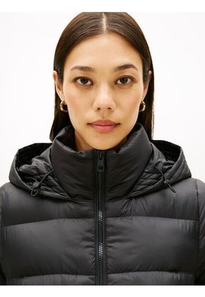 Chaqueta Negra De Plumón Que Repele El Agua Tommy Hilfiger