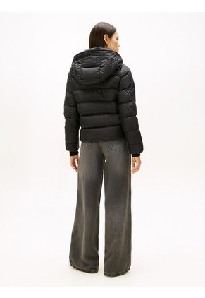 Chaqueta Negra De Plumón Que Repele El Agua Tommy Hilfiger