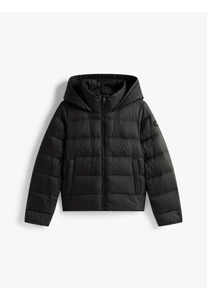 Chaqueta Negra De Plumón Que Repele El Agua Tommy Hilfiger