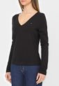 Camiseta Manga Larga Negro Tommy Hilfiger de Tommy Hilfiger