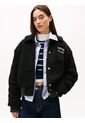 Chaqueta Negra Bomber Con Logo Tommy Jeans de Tommy Hilfiger