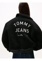 Chaqueta Negra Bomber Con Logo Tommy Jeans de Tommy Hilfiger
