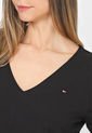 Camiseta Manga Larga Negro Tommy Hilfiger de Tommy Hilfiger