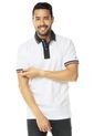 Camiseta Polo Blanca-Azul Tommy Hilfiger de Tommy Hilfiger
