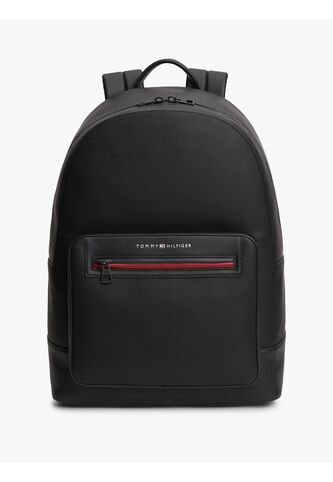Morral Negro Texturizada Con Logo Metálico Tommy Hilfiger Tommy Hilfiger