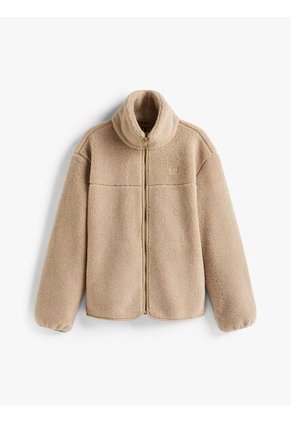 Chaqueta Beige De Cuello Chimenea Tommy Hilfiger