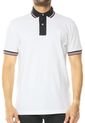 Camiseta Polo Blanca-Azul Tommy Hilfiger de Tommy Hilfiger