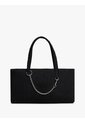 Bolso Negro Denim Tote Con Cadena Tommy Hilfiger de Tommy Hilfiger