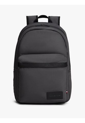 Morral Gris De Tela Con Parche Del Logo Tommy Hilfiger Tommy Hilfiger