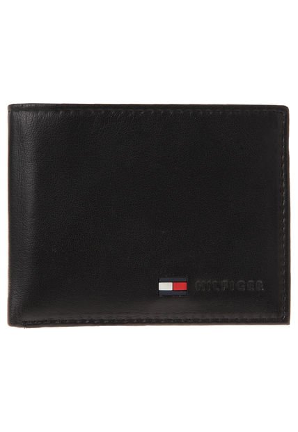 Billetera Negra Tommy Hilfiger