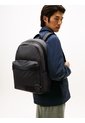 Morral Gris De Tela Con Parche Del Logo Tommy Hilfiger de Tommy Hilfiger