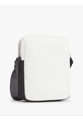 Bolso Blanco Reporter Cruzado Con Bolsillo De Malla Tommy Hilfiger