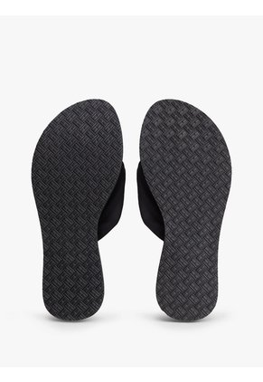 Sandalias Negro Con Insignia Del Monograma TH Tommy Hilfiger