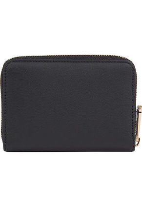 Billetera Negra Pequeña Con Logo Tommy Hilfiger