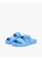 Sandalias Celeste Con Tira Doble Y Logo Esmaltado Tommy Hilfiger de Tommy Hilfiger