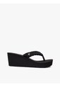 Sandalias Negro De Cuña Con Tiras Trenzadas Tommy Hilfiger de Tommy Hilfiger