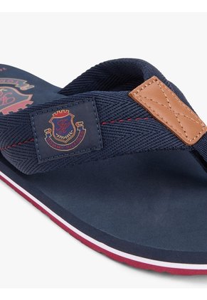 Sandalias Azul Con Parche Con Escudo Tommy Hilfiger