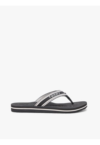 Sandalias Negro Con Tiras De Tejido Trenzado Tommy Hilfiger Tommy Hilfiger