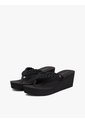 Sandalias Negro De Cuña Con Tiras Trenzadas Tommy Hilfiger de Tommy Hilfiger