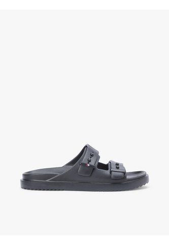 Sandalias Negro Ligeras Con Hebillas Y Suela Dentada Tommy Hilfiger Tommy Hilfiger