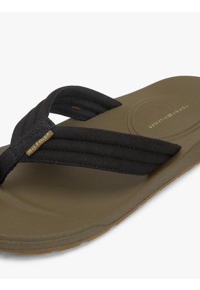 Sandalias Negro Con Plantilla Anatómica Tommy Hilfiger