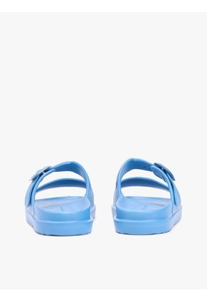 Sandalias Celeste Con Tira Doble Y Logo Esmaltado Tommy Hilfiger