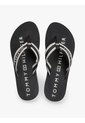 Sandalias Negro Con Tiras De Tejido Trenzado Tommy Hilfiger de Tommy Hilfiger