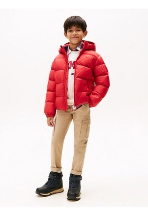Chaqueta Roja Essential Relleno De Plumón Tommy Hilfiger
