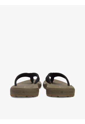 Sandalias Negro Con Plantilla Anatómica Tommy Hilfiger
