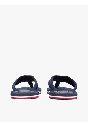 Sandalias Azul Con Parche Con Escudo Tommy Hilfiger