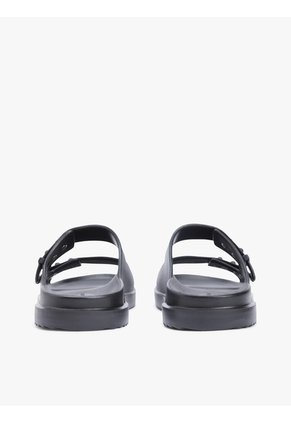 Sandalias Negro Ligeras Con Hebillas Y Suela Dentada Tommy Hilfiger