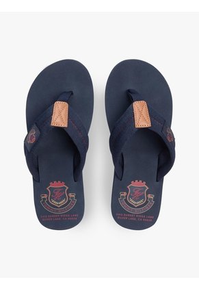 Sandalias Azul Con Parche Con Escudo Tommy Hilfiger