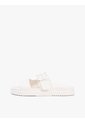 Sandalias Beige Con Tira Doble Y Logo Esmaltado Tommy Hilfiger de Tommy Hilfiger