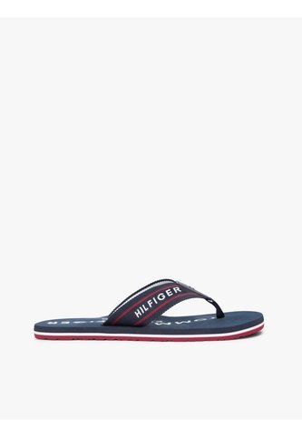 Sandalias Azul De Tiras De Textil Trenzado Con Logo Tommy Hilfiger Tommy Hilfiger