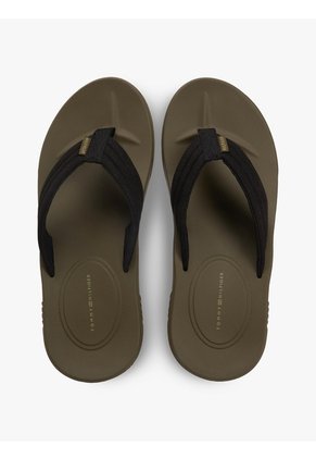 Sandalias Negro Con Plantilla Anatómica Tommy Hilfiger
