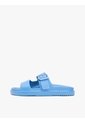 Sandalias Celeste Con Tira Doble Y Logo Esmaltado Tommy Hilfiger de Tommy Hilfiger