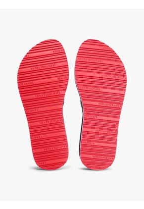 Sandalias Multicolor De Cuña Con Tira Trenzada Tommy Hilfiger