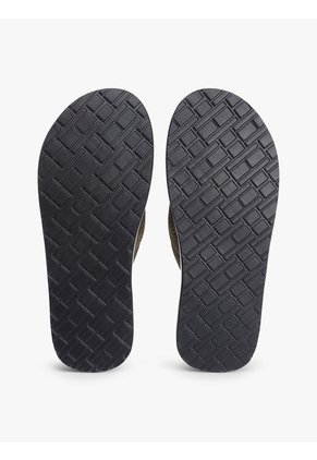 Sandalias Verde Con Parche Con Escudo Tommy Hilfiger
